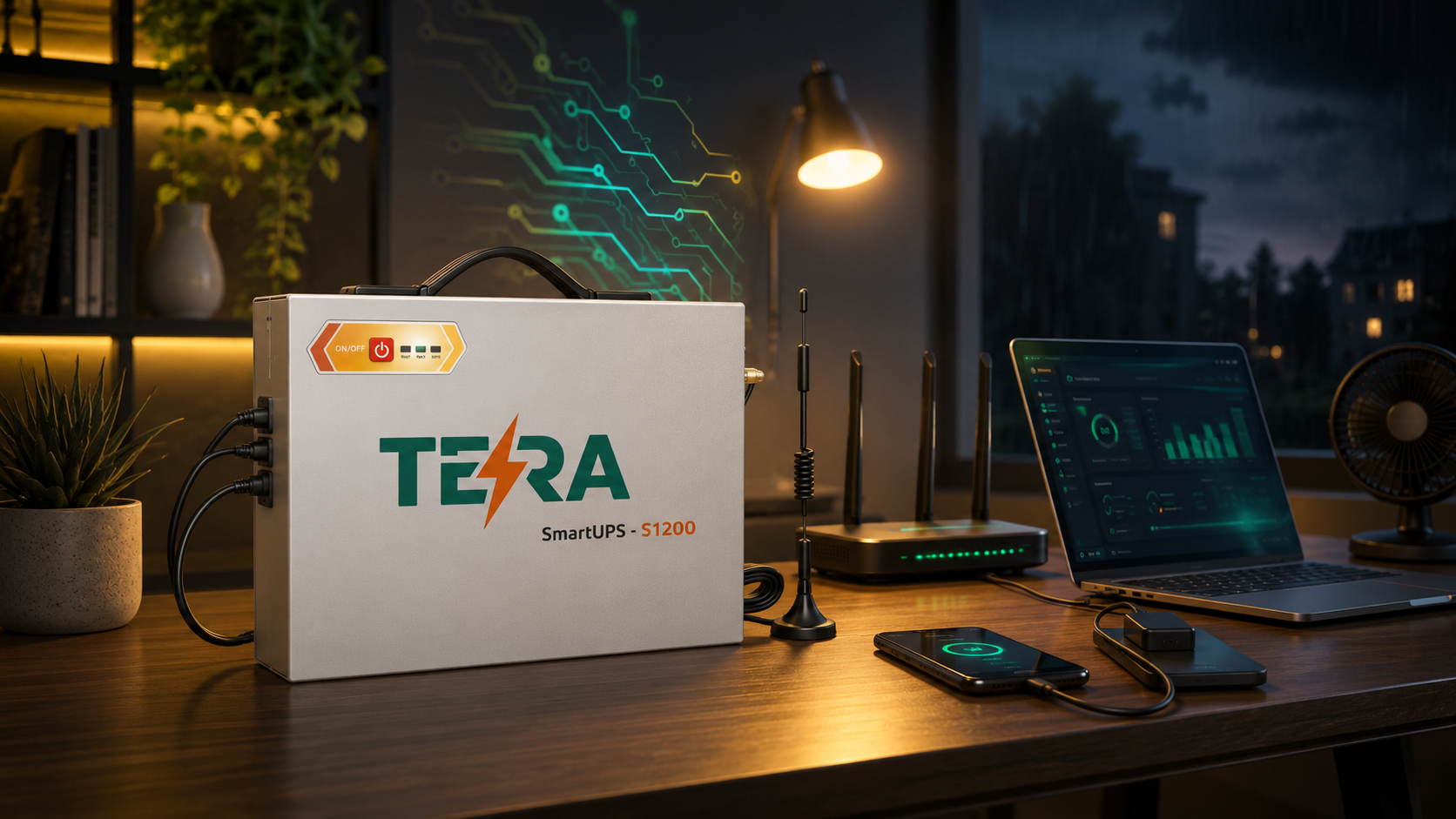 Bình lưu điện TERA UPS dễ dàng triển khai theo nhu cầu sử dụng
